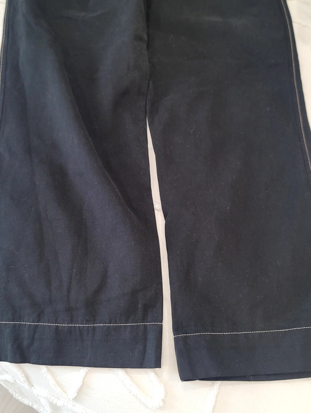 James Perse Standard Men’s  Contrast Stitch Chino Pants - Size 33 Crop - Picture 11 of 16